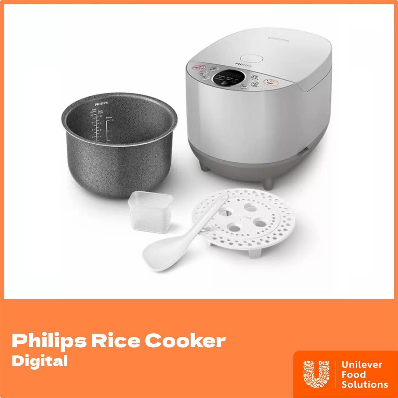 Philips Rice Cooker Digital 18l 10 Menu - 
